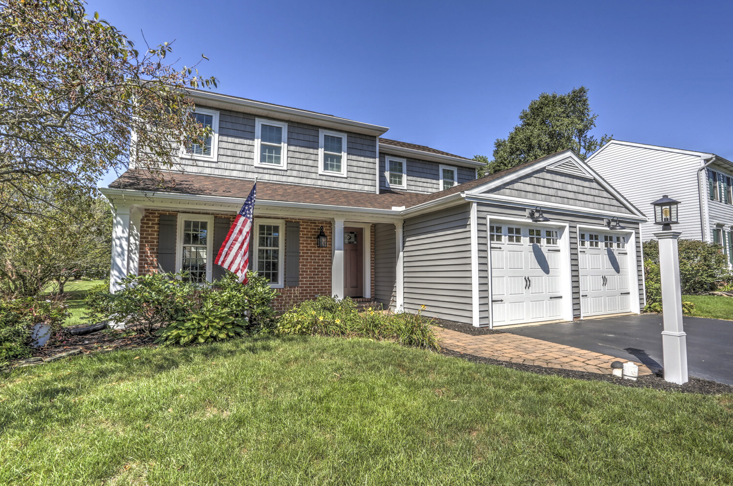 modern colonial house in lancaster, PA
