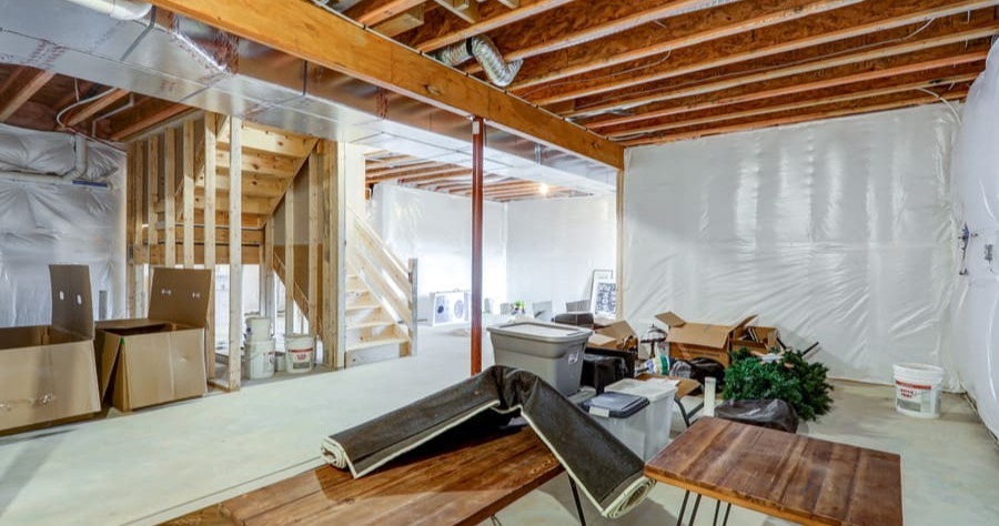 Lancaster Basement Remodel Before