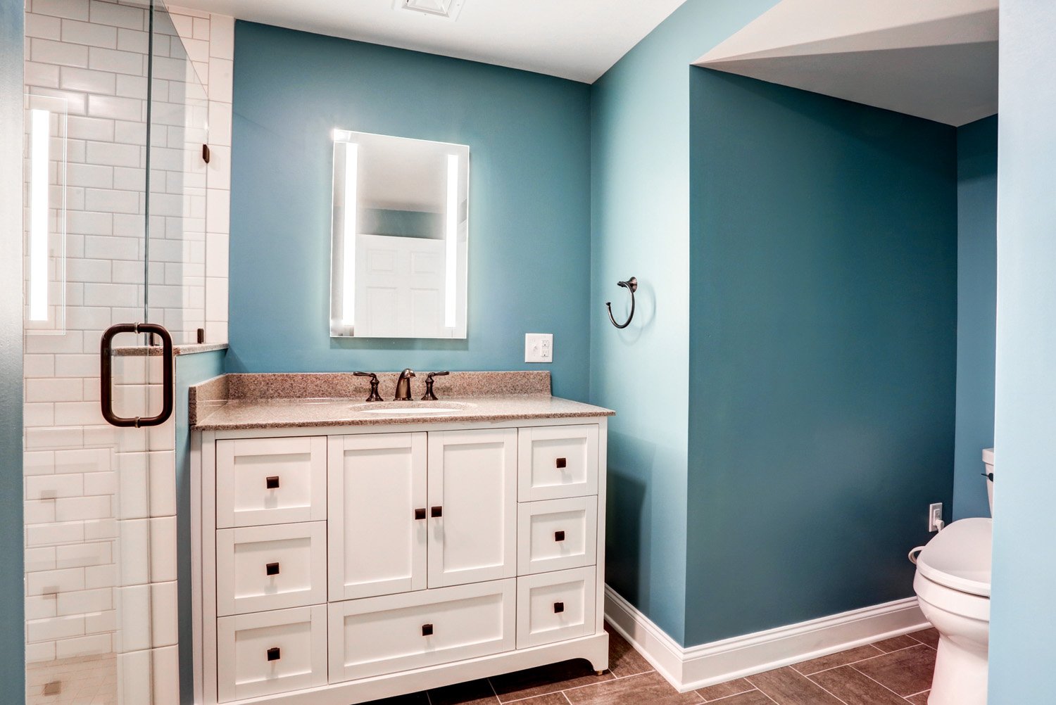 Lititz Basement Remodel with bathroom