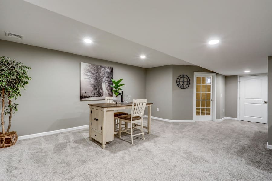 Lancaster Basement Remodel with room to play