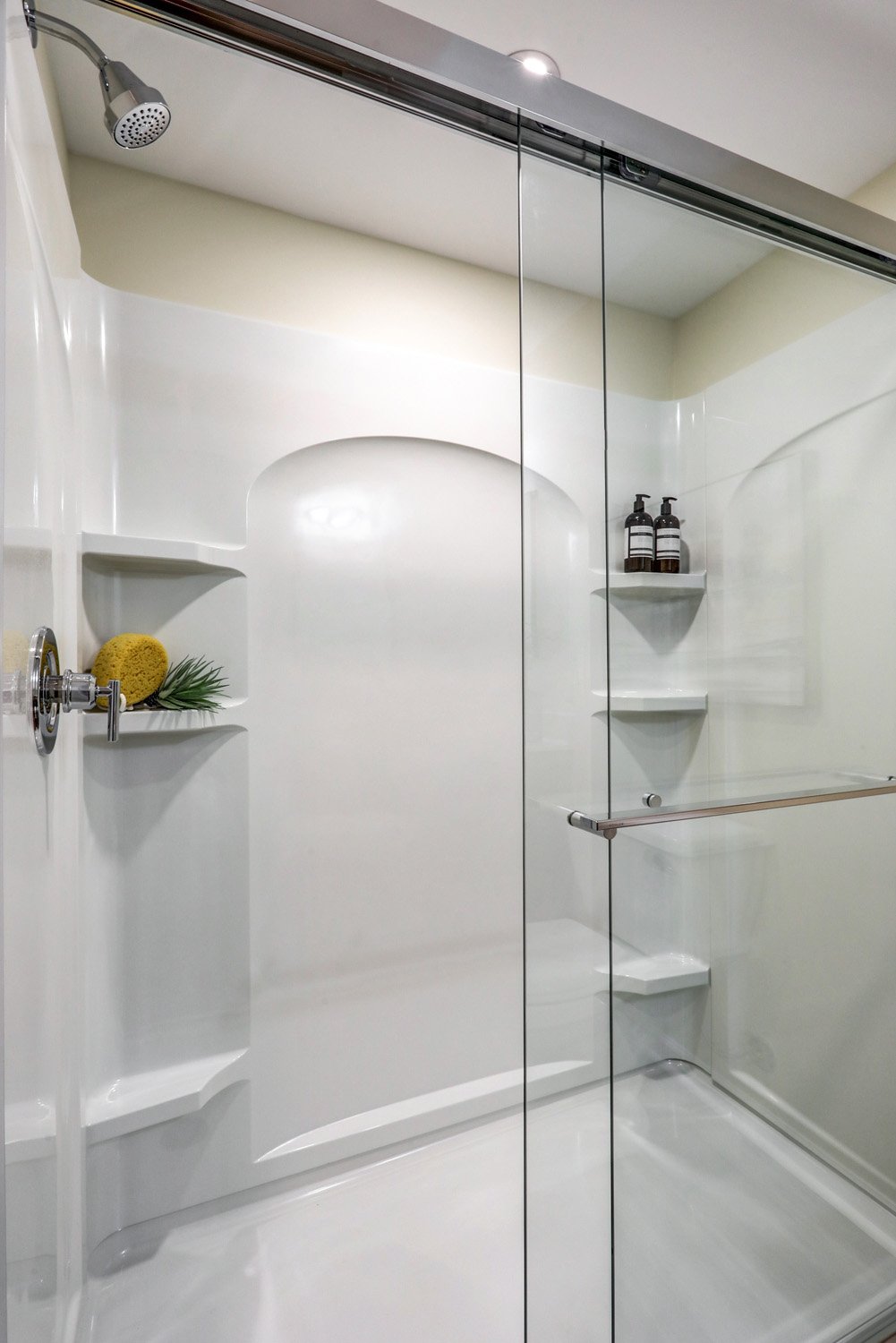 Manheim basement remodel with full shower