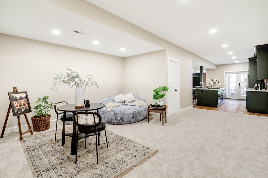 kids playroom in lancaster basement remodel
