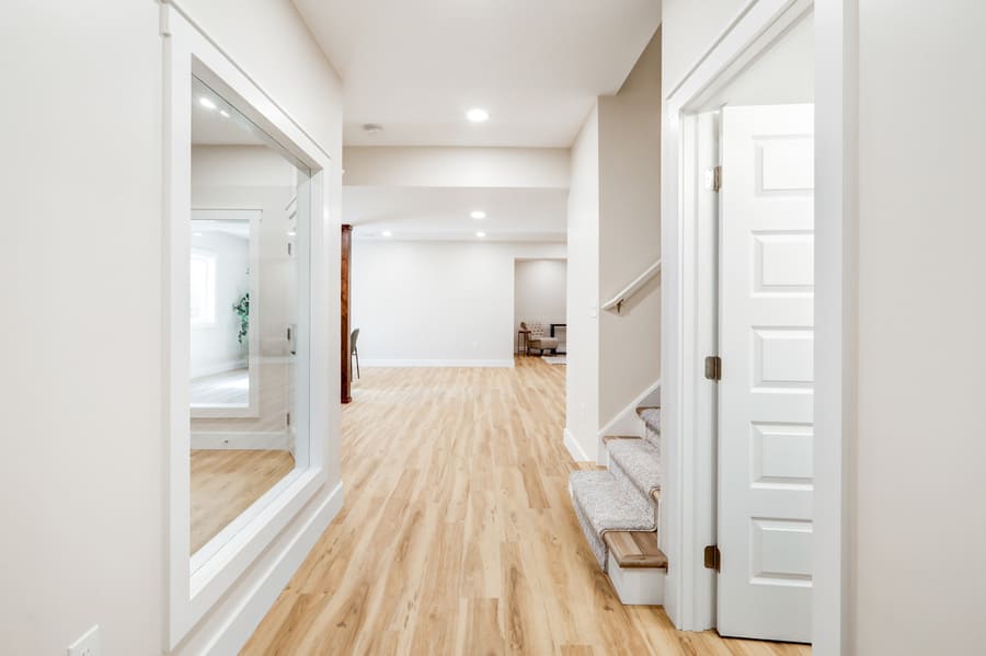 hallway in Lititz Basement Remodel