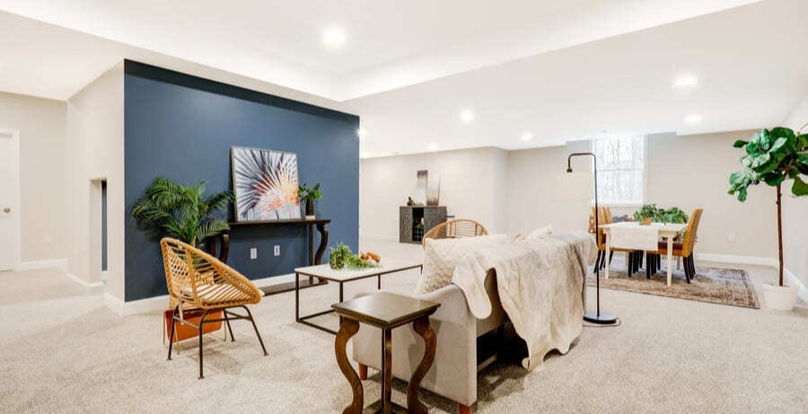 Lancaster basement remodel after