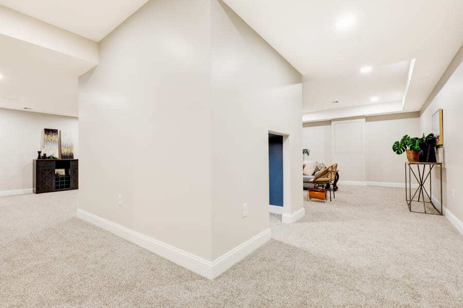 Under stair nook in Manheim Township Basement Remodel