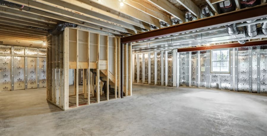 Lancaster Basement remodel before