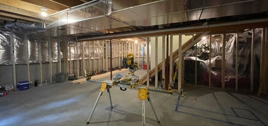 Elizabethtown Basement Remodel before