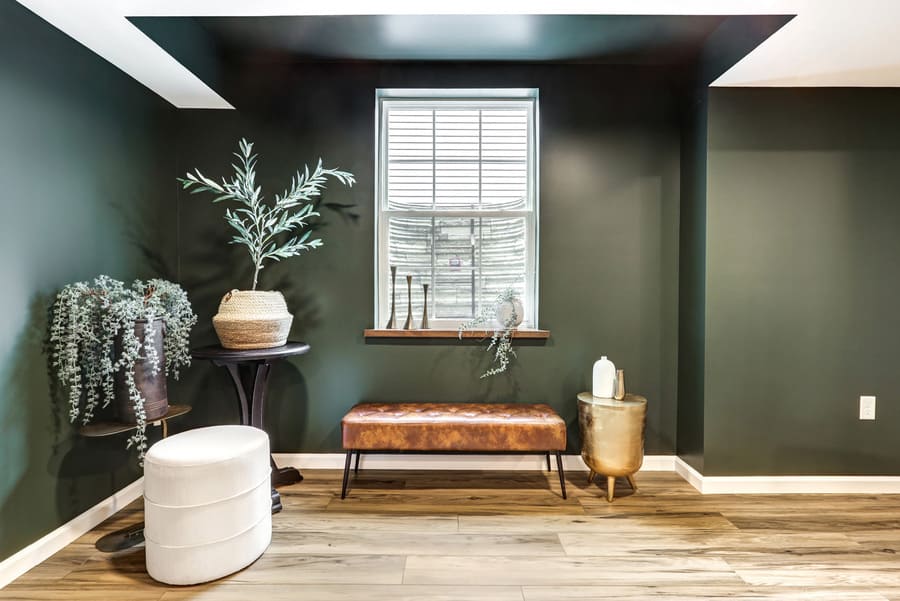 Manheim Basement Remodel with cozy nook