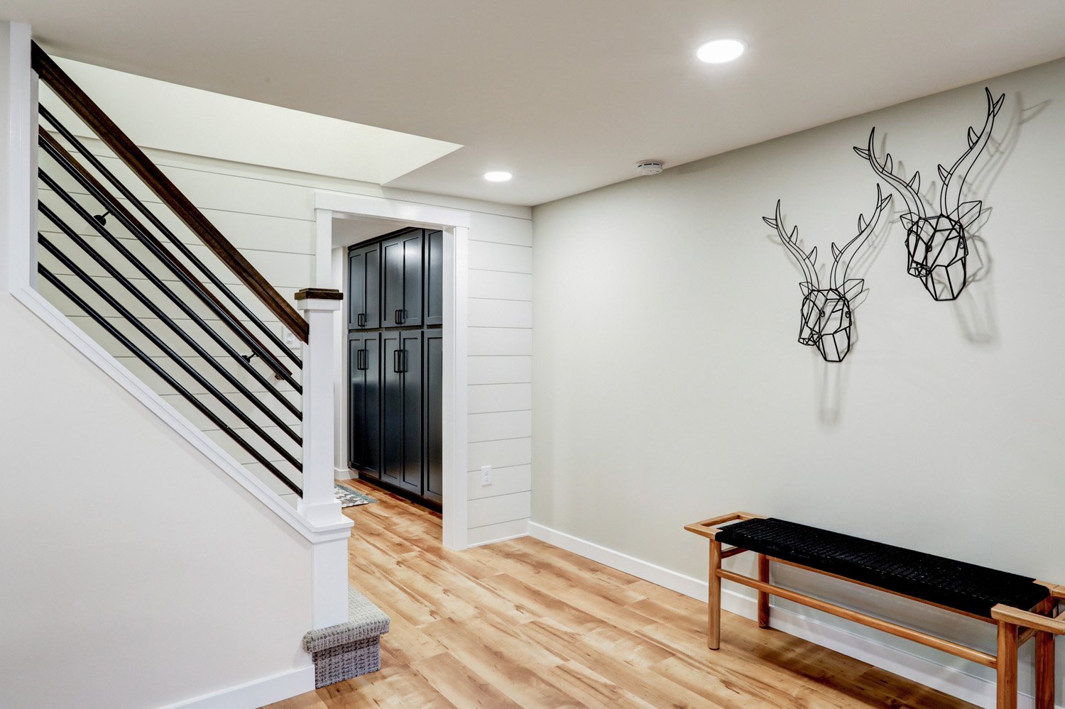 Lancaster Basement Remodel with LVT Flooring