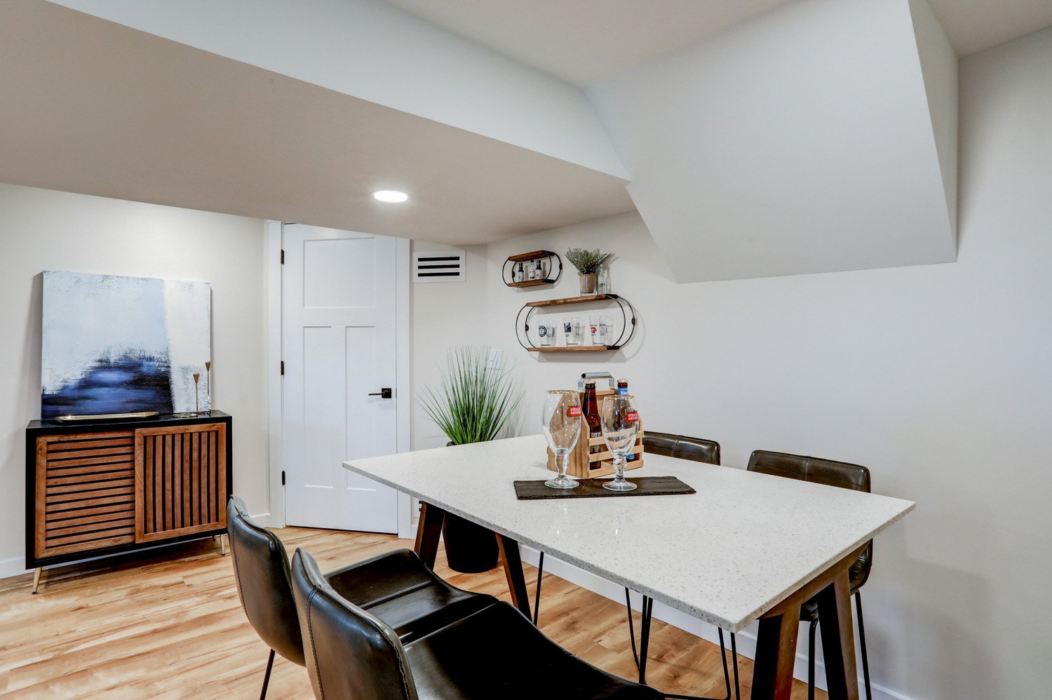 Lancaster Basement Remodel with storage room