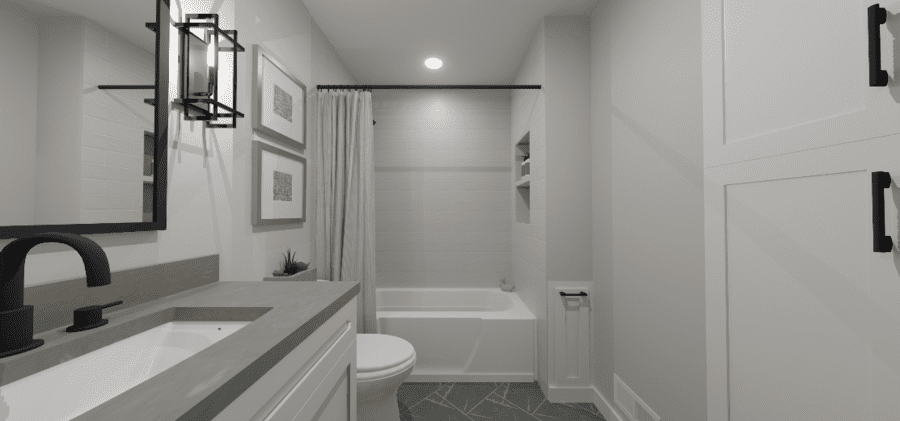 Lancaster Bathroom remodel design rendering