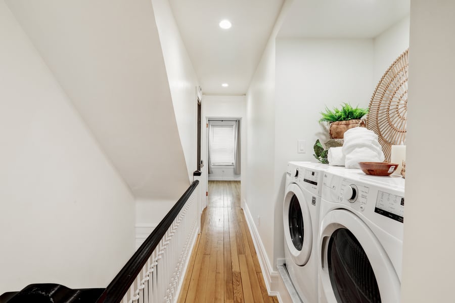 Lancaster Hallway remodel with laundry