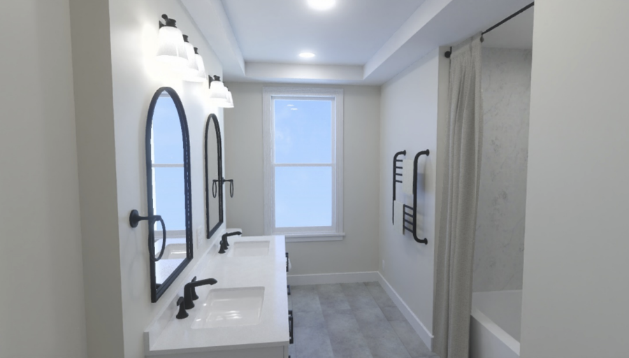Lancaster Kitchen Remodel design rendering