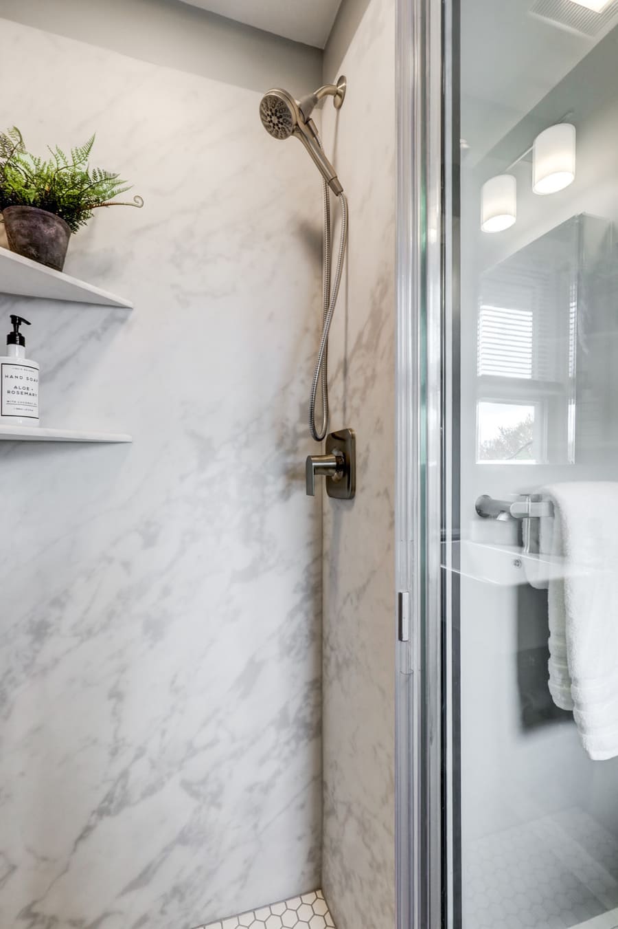 Lancaster Bathroom Remodel with tyvarian shower surround