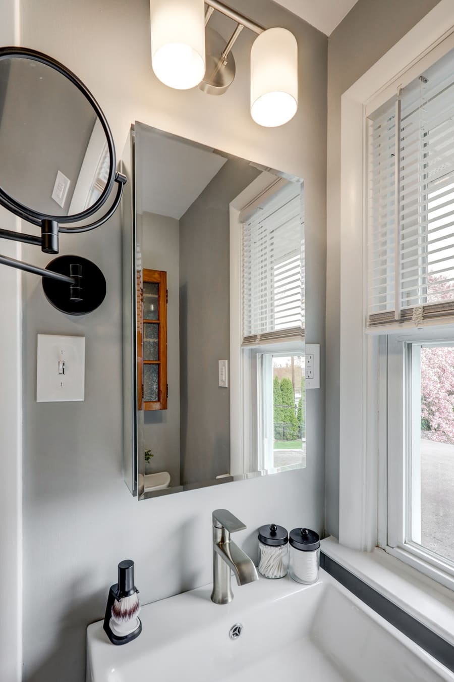 Lancaster Bathroom Remodel with medicine cabinet