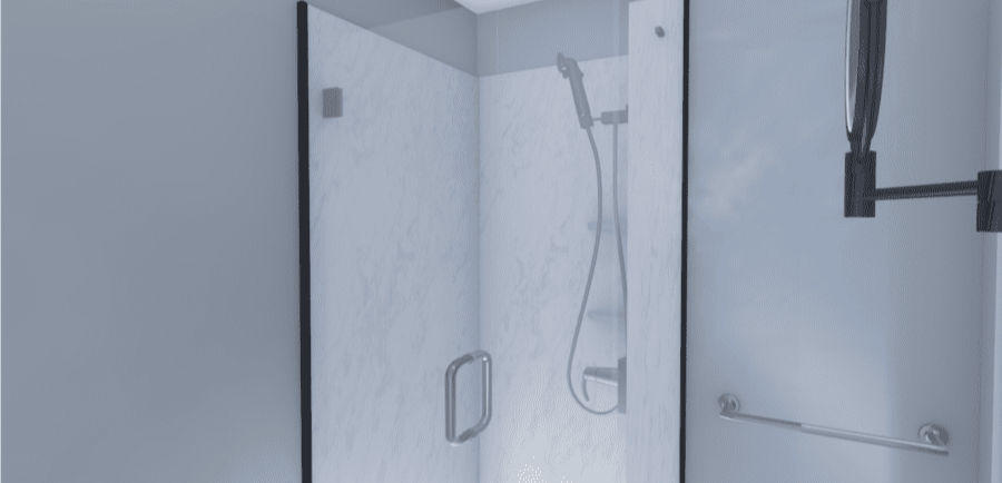 Lancaster Bathroom Remodel design Rendering