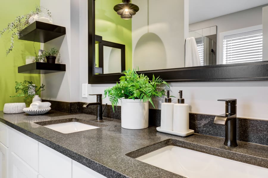 Lancaster Bathroom remodel with granite countertop