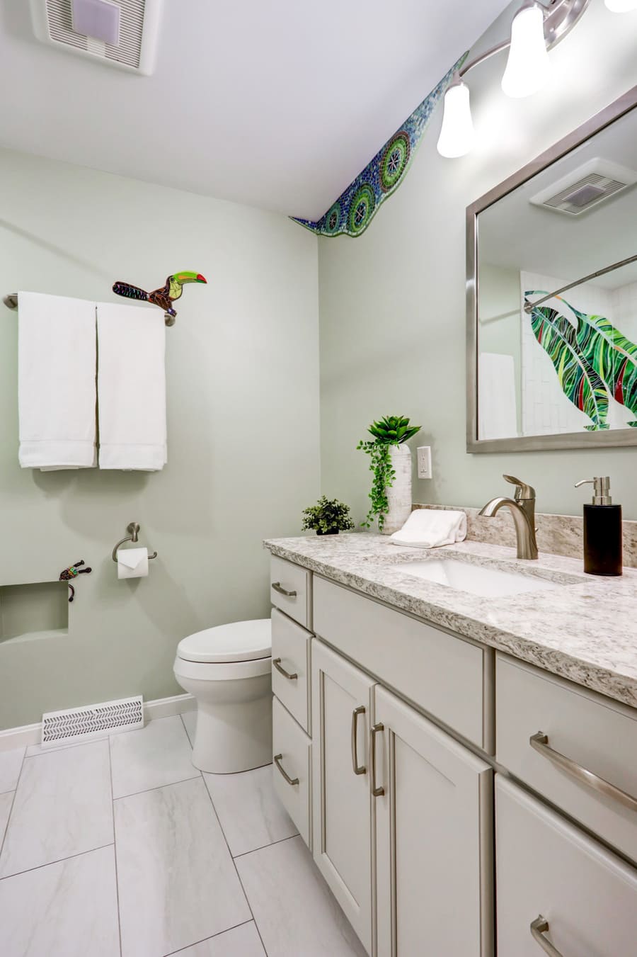 Lancaster Bathroom Remodel with new vanity