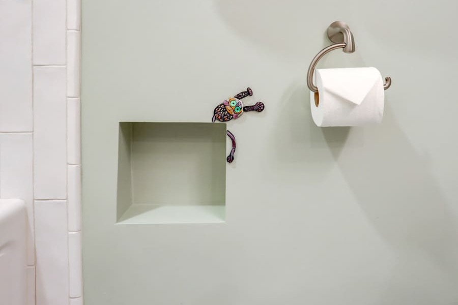 Lancaster Bathroom Remodel with wall niche