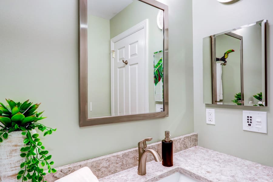 Lancaster Bathroom Remodel with granite countertop