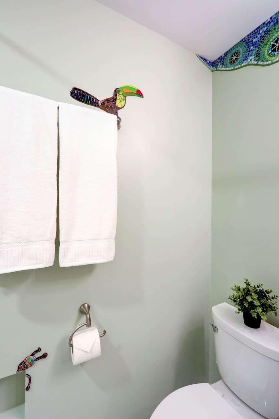 Lancaster Bathroom Remodel with tropical touches