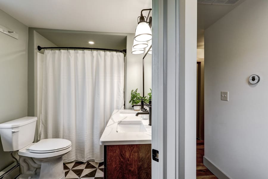 Manheim Bathroom Remodel with new hallway