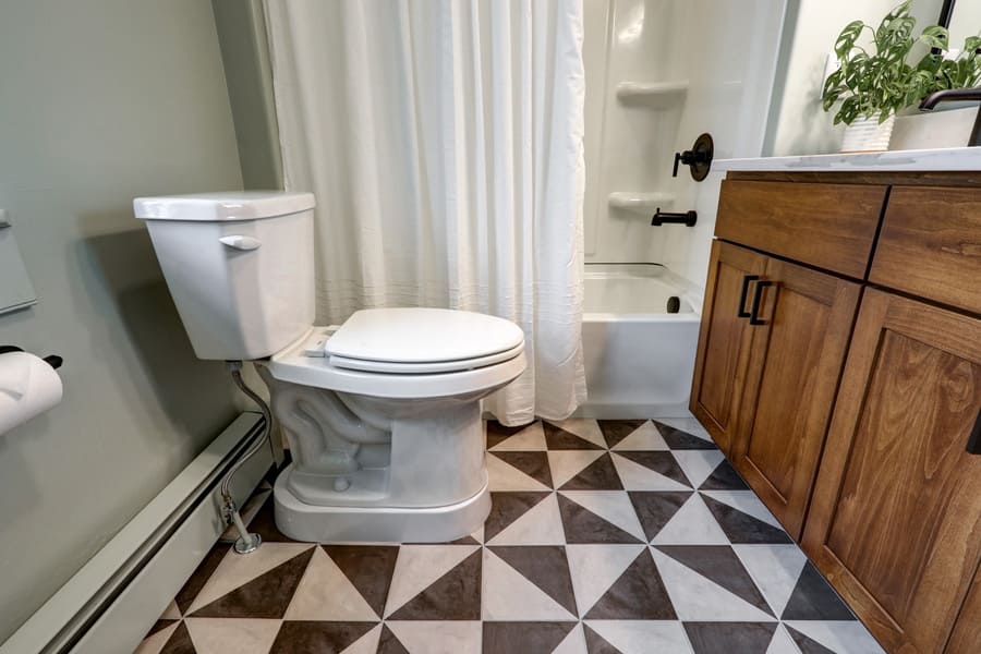 Manheim Bathroom Remodel with tile floor