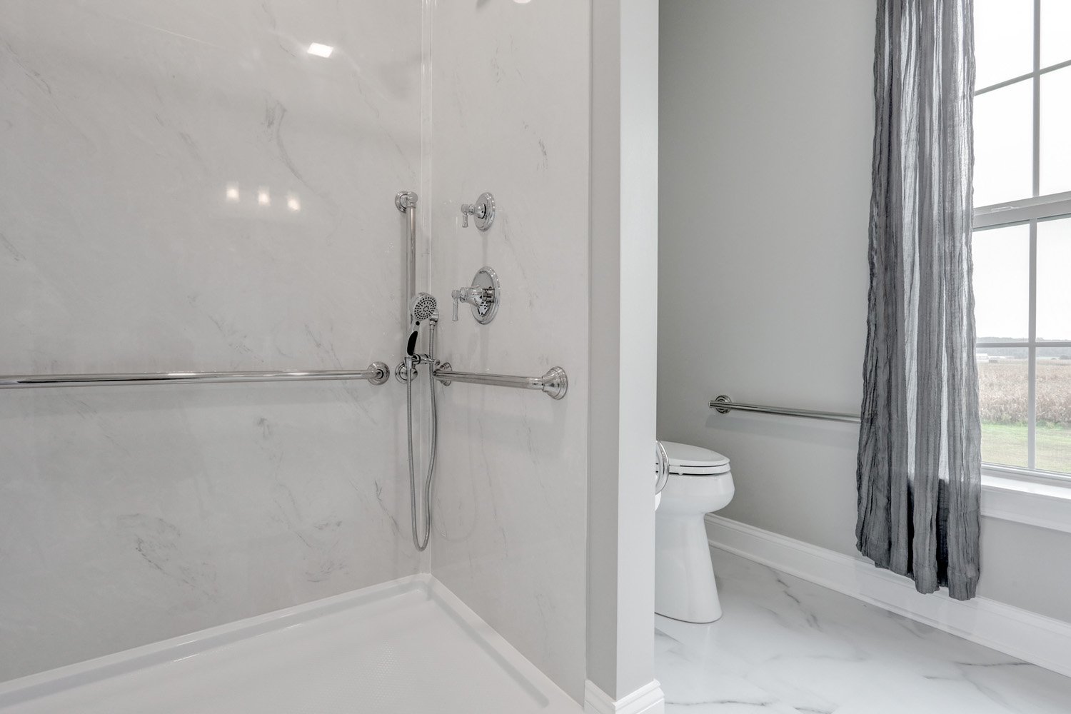 Lebanon Aging in Place Guest Suite Remodel with grab bars