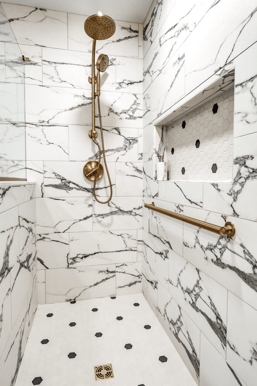Lancaster Primary Bathroom Remodel with walk in shower