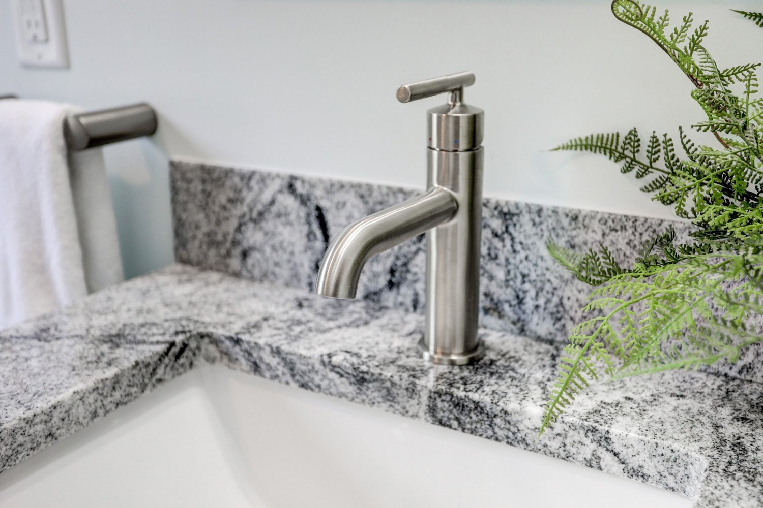 granite countertop in Lancaster Bathroom Remodel 