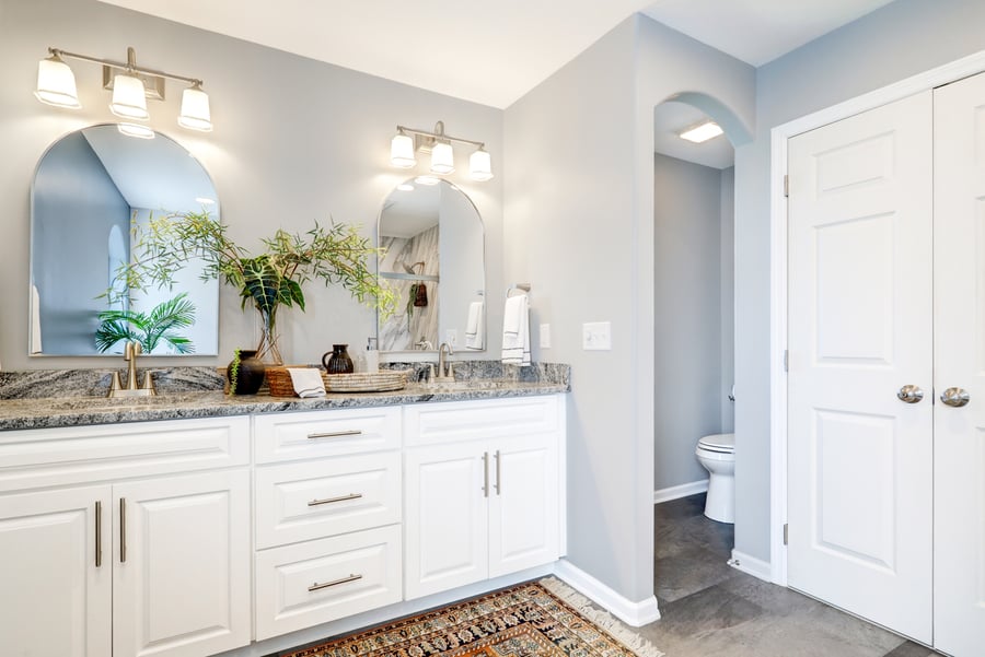 Lancaster Bathroom Remodel with toilet room