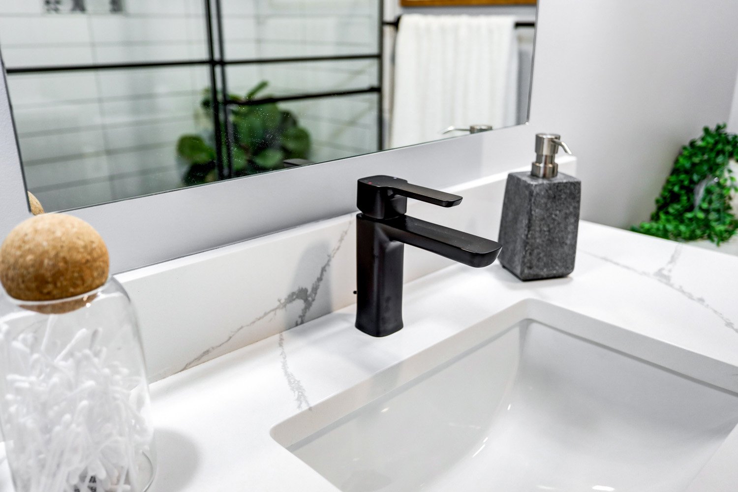 Lancaster Bathroom Remodel with quartz countertop