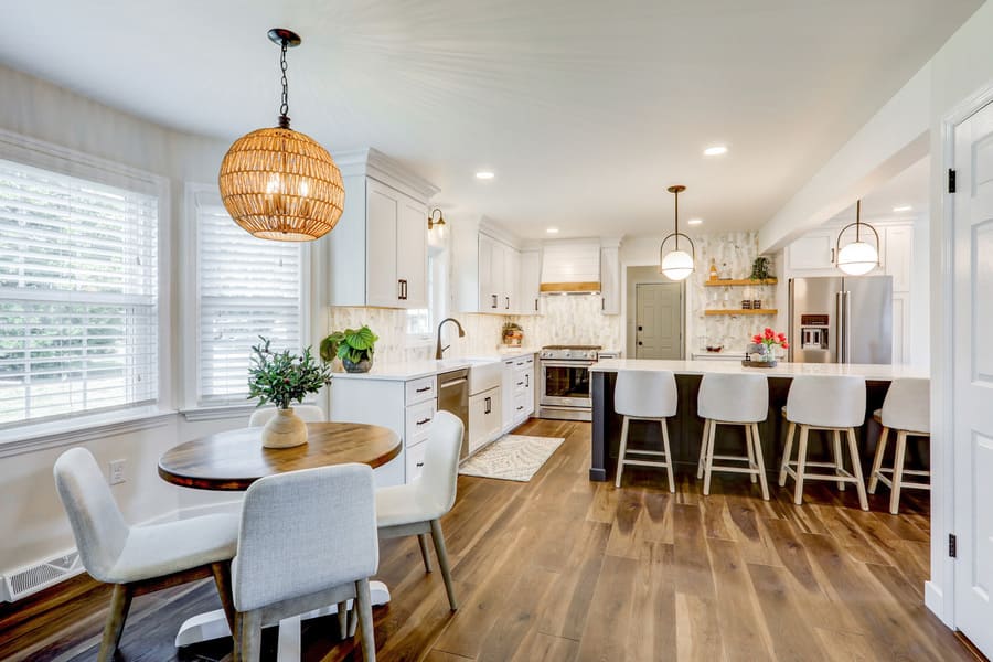 Lititz Kitchen Remodel with open layout and LVP flooring