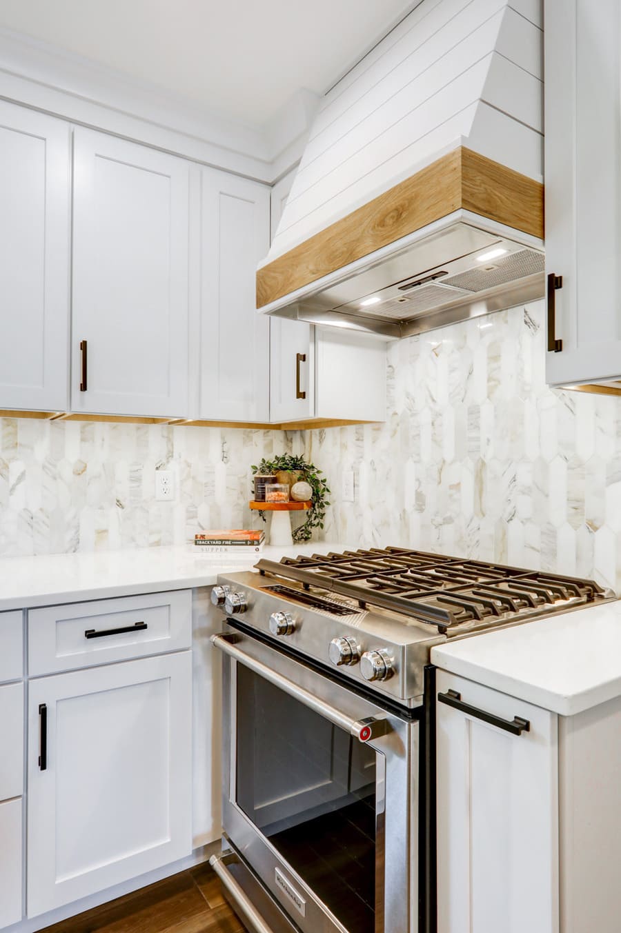 custom range hood in Lititz Kitchen Remodel 