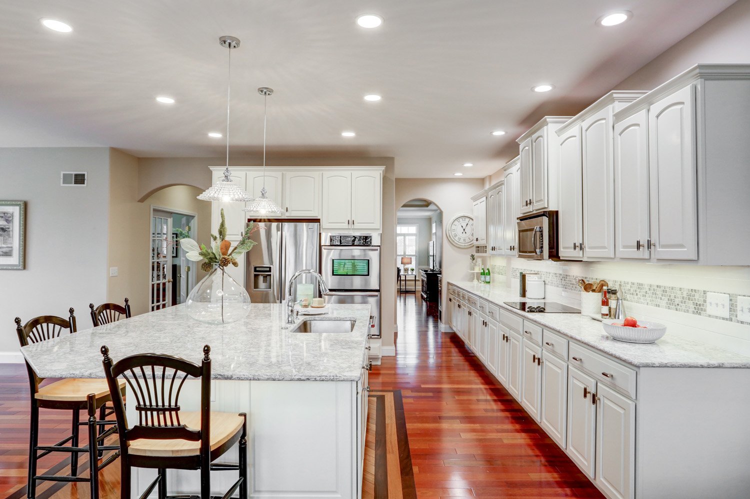 Lancaster Kitchen Remodel with painted cabinets
