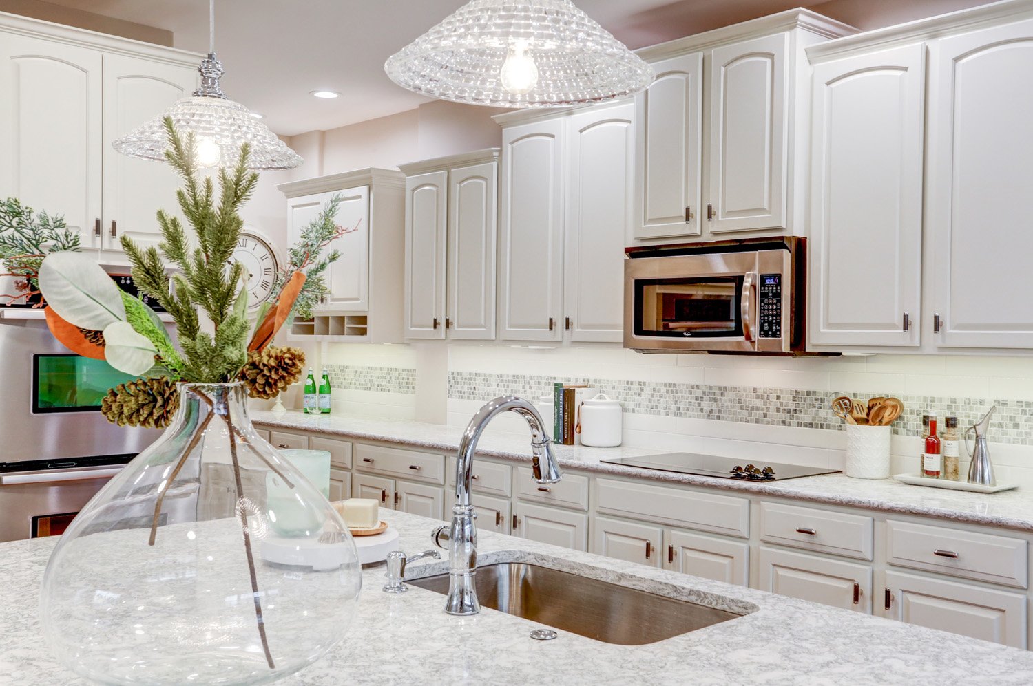 Lancaster Kitchen Remodel with painted cabinets