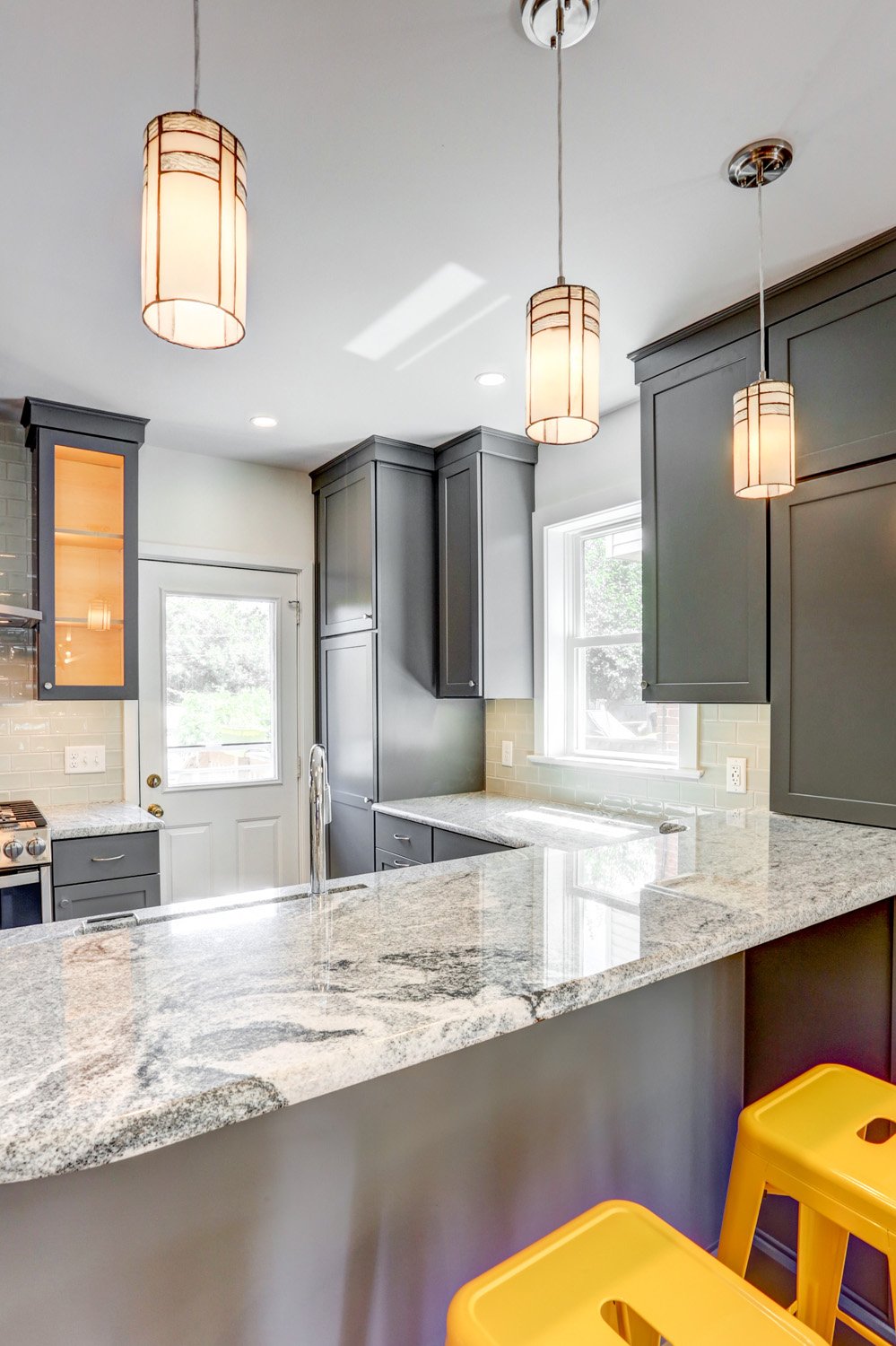 Lancaster City Kitchen Remodel with granite countertops