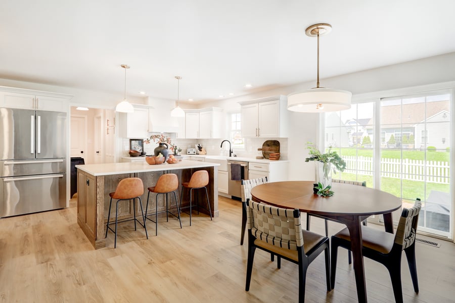Landisville Kitchen remodel with LVP flooring