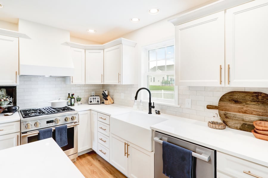 Landisville Kitchen remodel with white cabinets