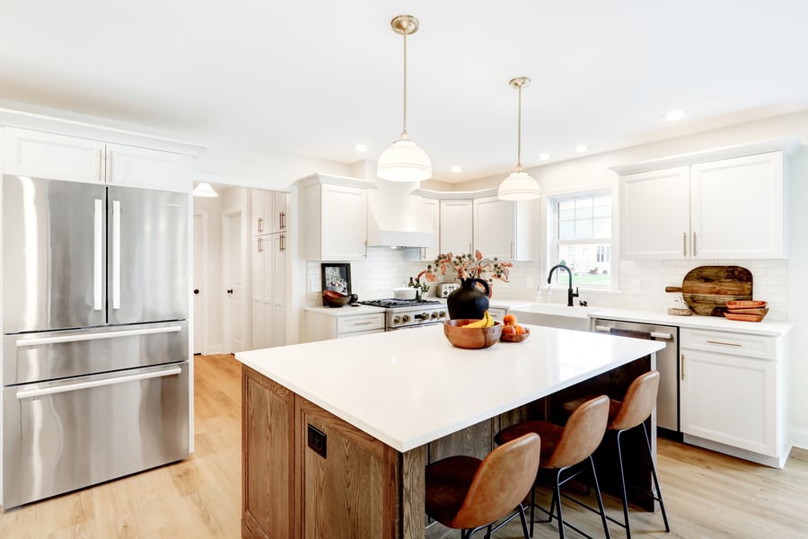 Landisville Kitchen remodel with quartz countertop