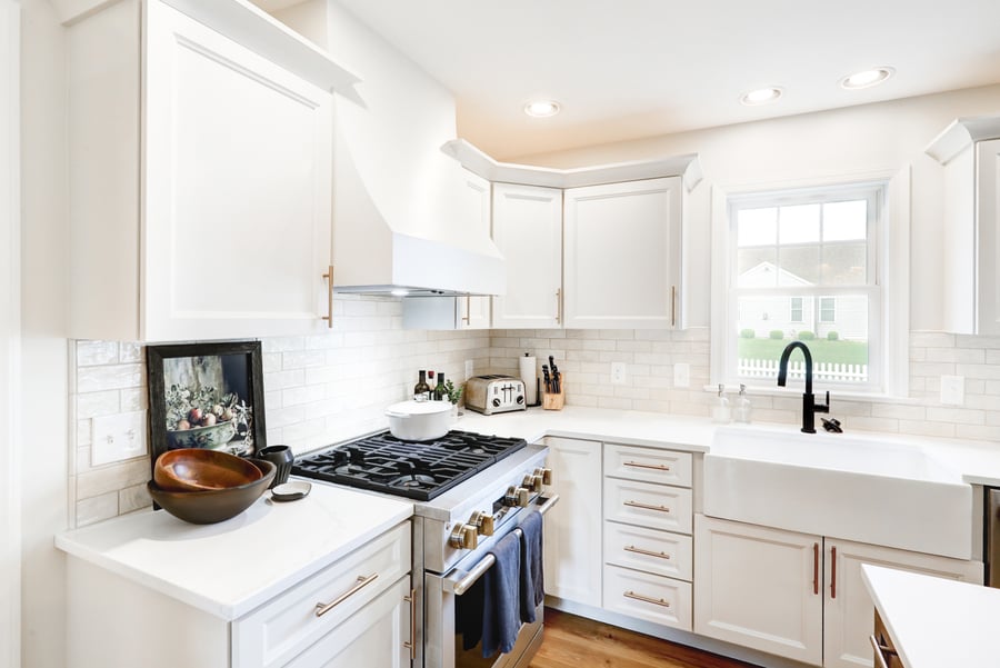 Landisville kitchen remodel with tile backsplash