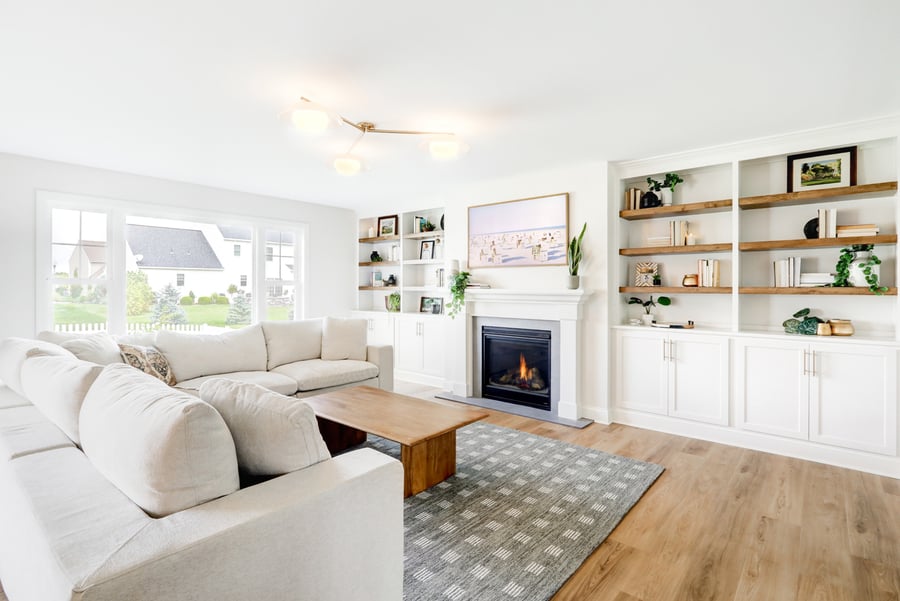 Landisville living room remodel