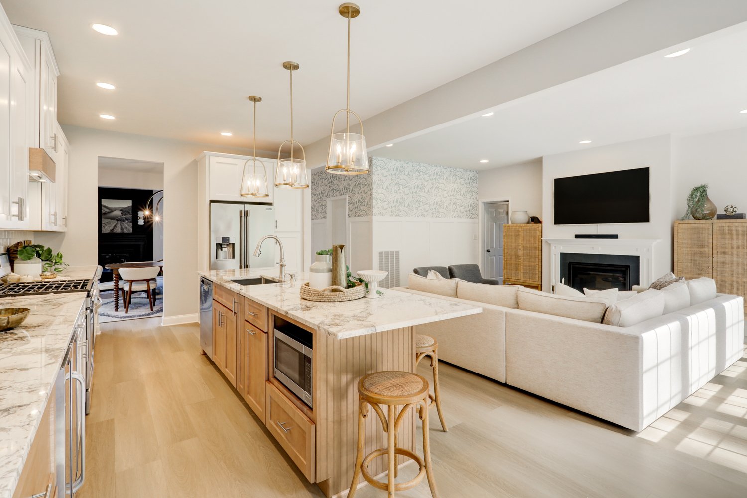 Open concept lancaster kitchen remodel