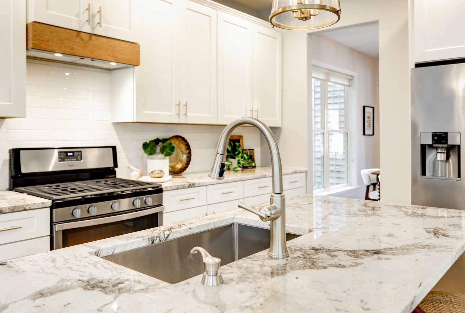 lancaster kitchen remodel with sink in island