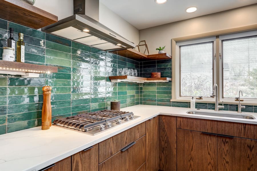 Lancaster Kitchen Remodel with open shelves