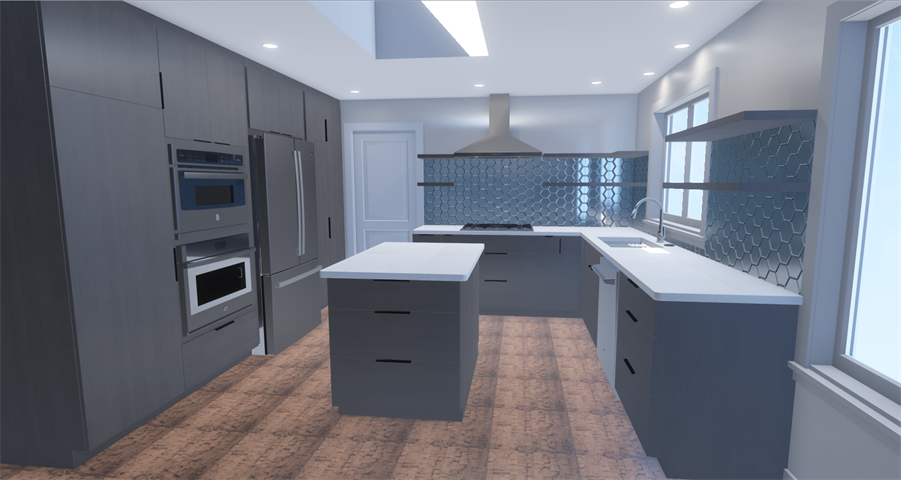 Lancaster Kitchen Remodel Design Rendering
