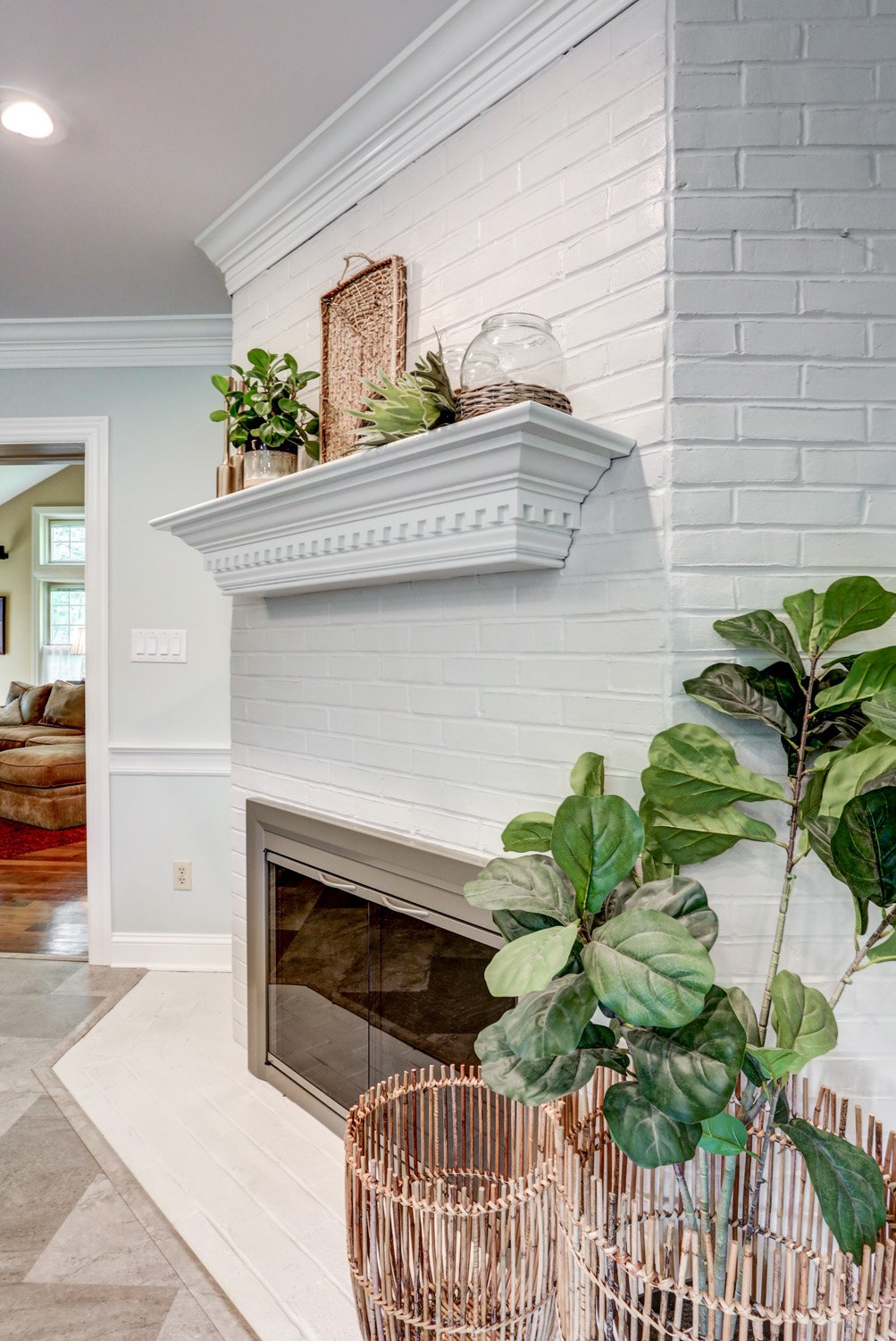 Lancaster Kitchen Remodel with fireplace