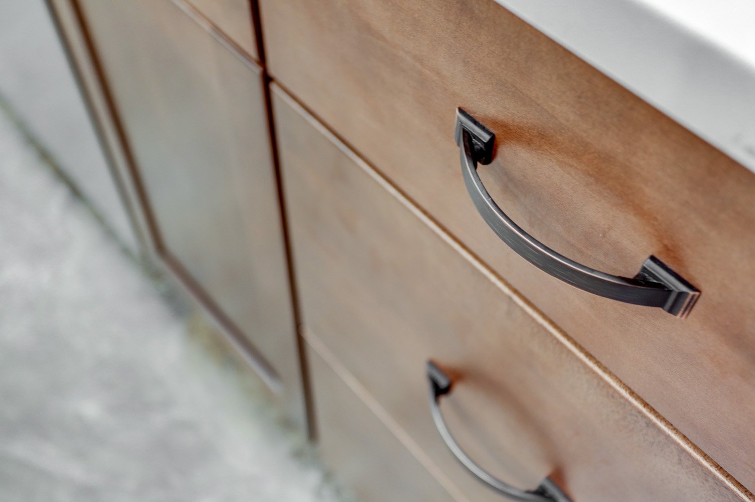 Lancaster Kitchen Remodel with oil rubbed bronze hardware