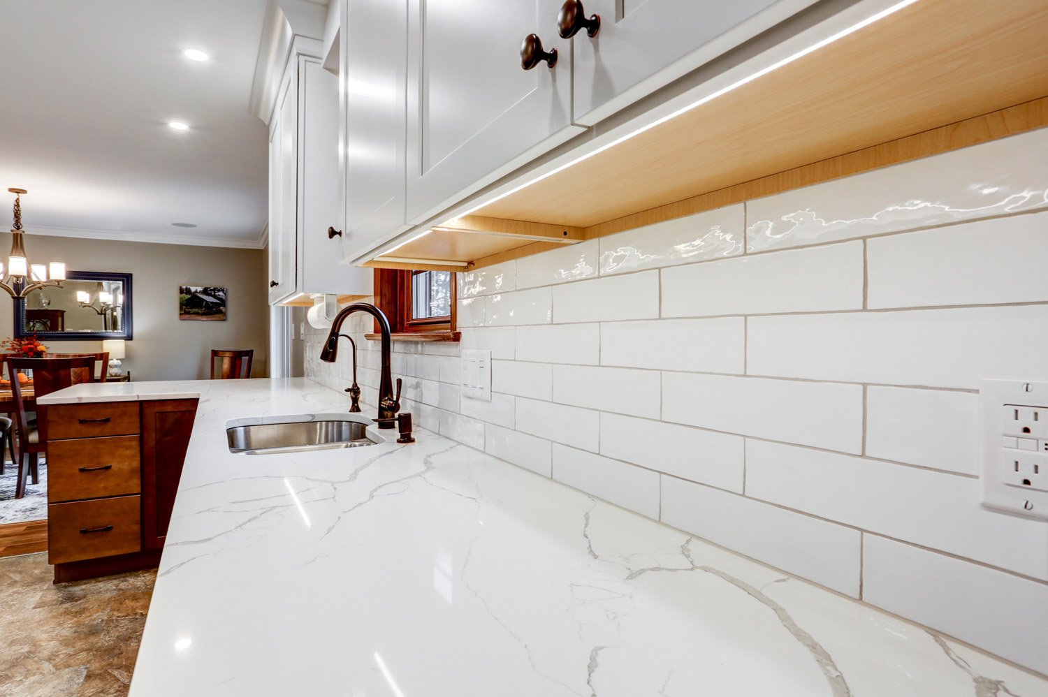 Lancaster Kitchen Remodel with subway tile