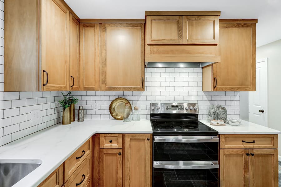 subway tile in Elizabethtown kitchen remodel